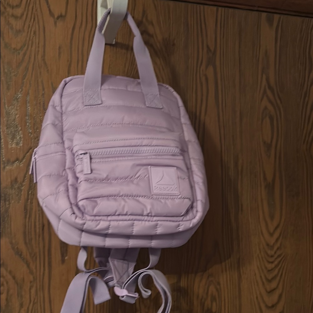 Reebok Lavender Quilted Backpack